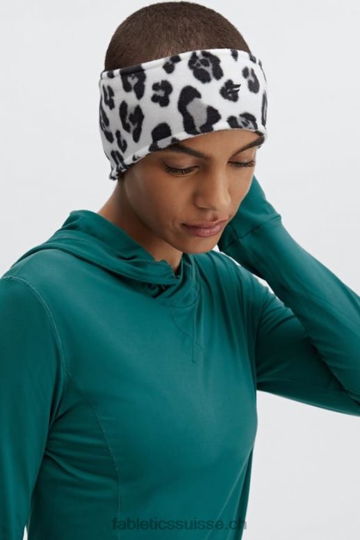 femmes cache-oreilles polaire B0B6R3030 grand léopard des neiges Fabletics
