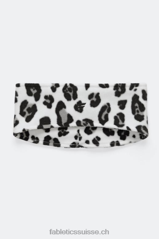 femmes cache-oreilles polaire B0B6R3030 grand léopard des neiges Fabletics