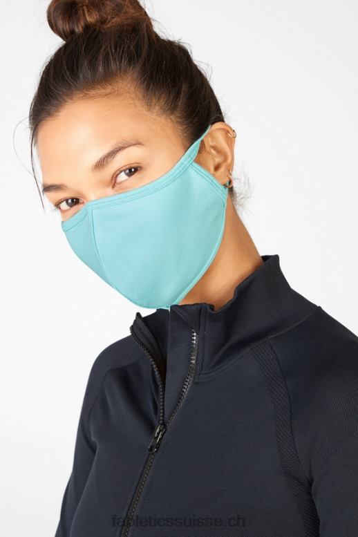 femmes le masque solidaire B0B6R3033 cloche bleue irisée Fabletics