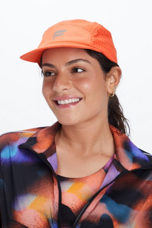 femmes chapeau de performance à 5 panneaux B0B6R3029 nectar d\'orange Fabletics