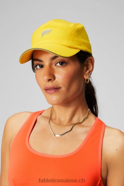 femmes le chapeau fondamental B0B6R3016 Coucher de soleil jaune Fabletics