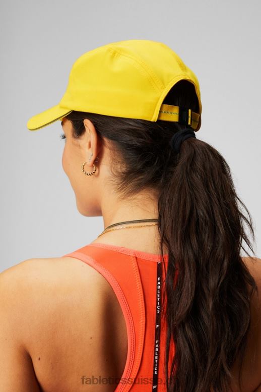 femmes le chapeau fondamental B0B6R3016 Coucher de soleil jaune Fabletics
