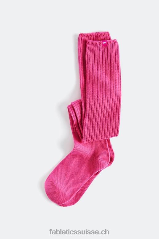 femmes chaussette haute en maille torsadée B0B6R2988 fuchsia Fabletics