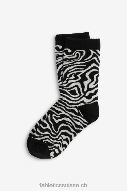 femmes chaussette performante 6" B0B6R2984 zèbre marbré Fabletics