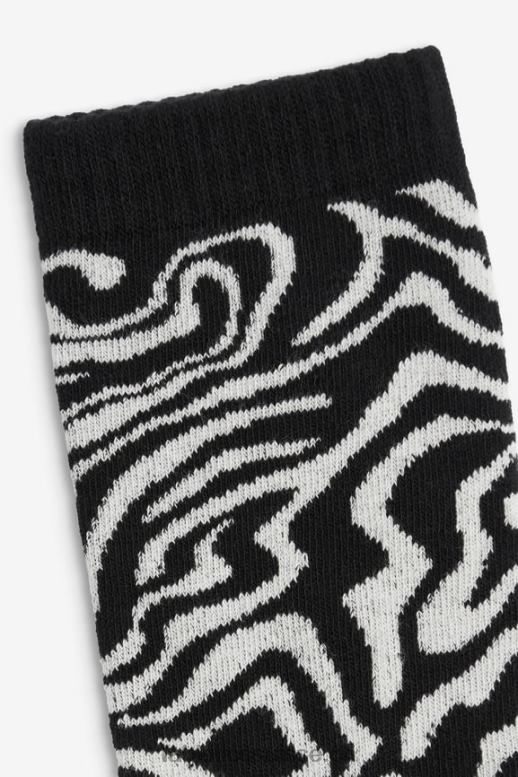 femmes chaussette performante 6\" B0B6R2984 zèbre marbré Fabletics