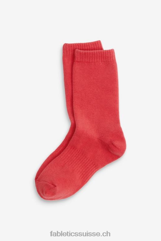femmes chaussette performante 6" B0B6R3002 rouge fraise Fabletics