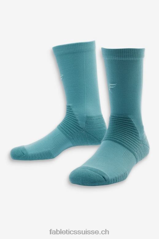 femmes la chaussette d'équipage de performance B0B6R2993 vague arctique Fabletics