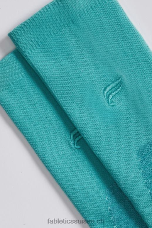 femmes la chaussette d\'équipage de performance B0B6R2996 mer aqua Fabletics