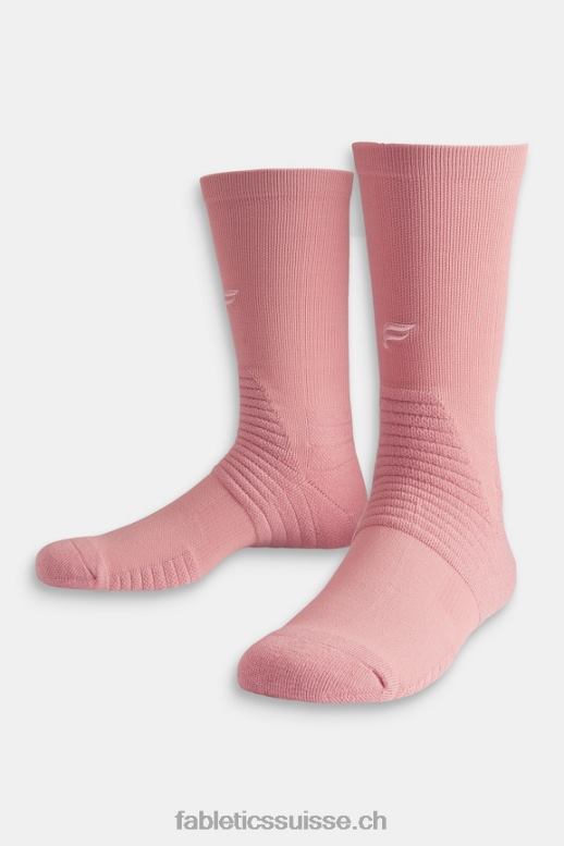 femmes la chaussette d'équipage de performance B0B6R2999 rose ombre Fabletics