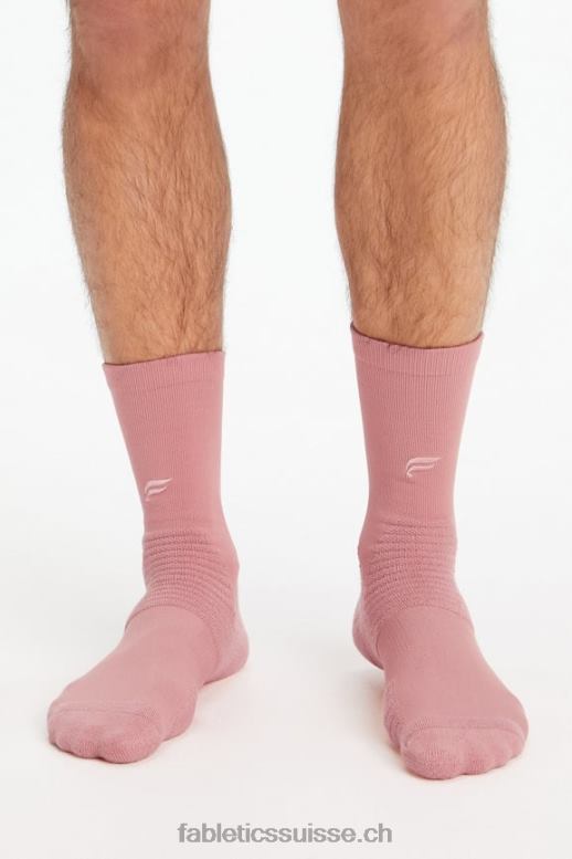 femmes la chaussette d\'équipage de performance B0B6R2999 rose ombre Fabletics