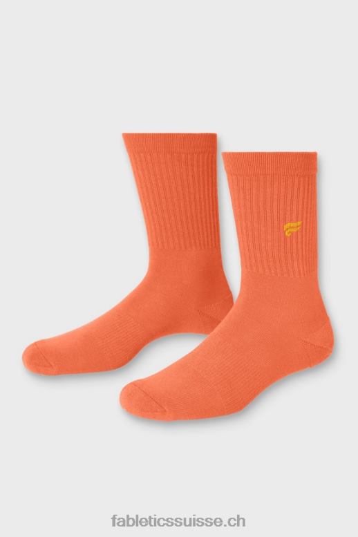 femmes la chaussette de tous les jours B0B6R2965 orange passion Fabletics