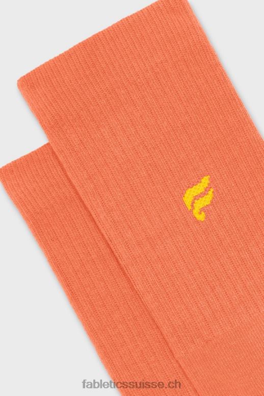 femmes la chaussette de tous les jours B0B6R2965 orange passion Fabletics