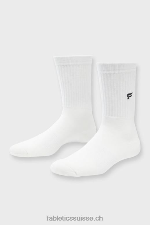 femmes la chaussette de tous les jours B0B6R2967 blanc classique Fabletics