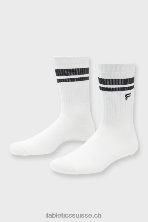 femmes la chaussette de tous les jours B0B6R2968 bande blanche Fabletics