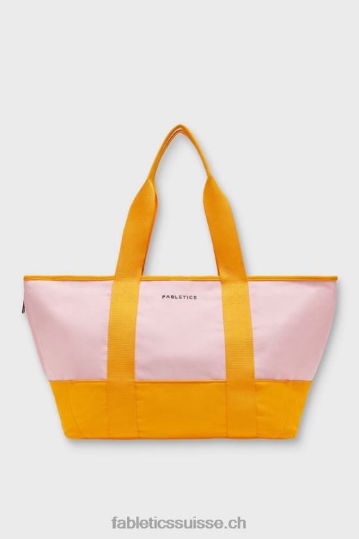 femmes cabas de marché en toile B0B6R2920 évasion rose/orange flash Fabletics