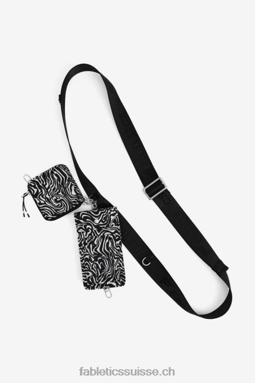 femmes clip bandoulière modulable B0B6R2923 mini zèbre marbré Fabletics
