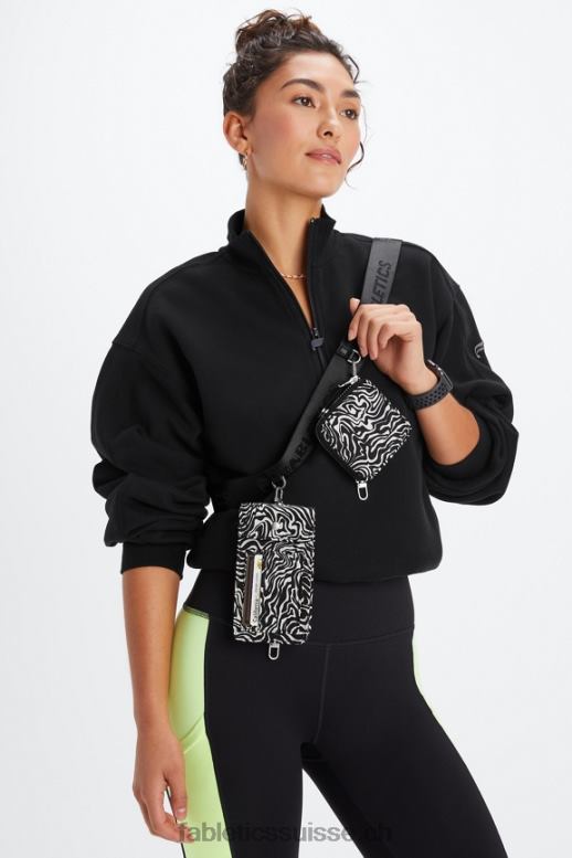femmes clip bandoulière modulable B0B6R2923 mini zèbre marbré Fabletics