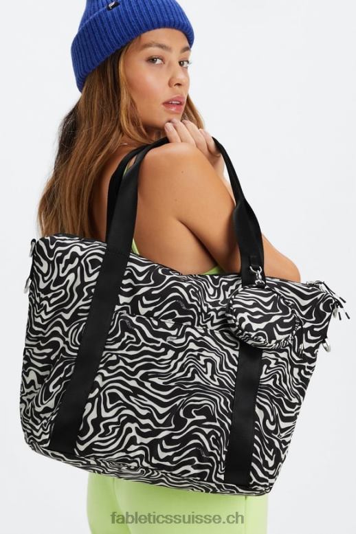 femmes sac de tous les jours B0B6R2913 mini zèbre marbré Fabletics