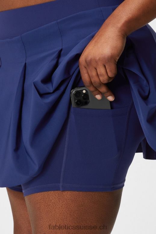 femmes jupe plissée avec short intégré B0B6R624 prune parfaite/violette Fabletics