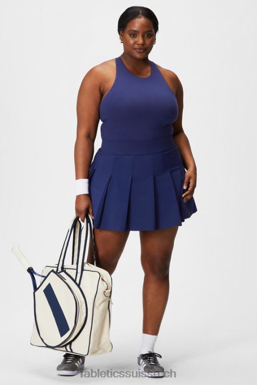 femmes jupe plissée avec short intégré B0B6R624 prune parfaite/violette Fabletics