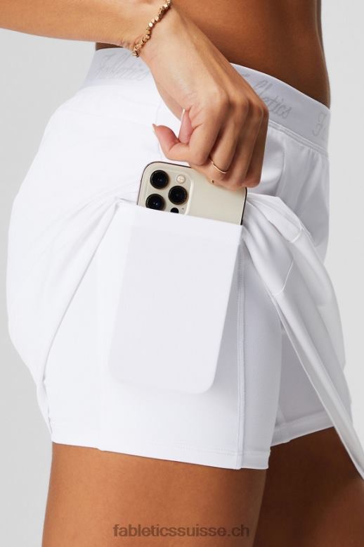 femmes jupe à poche tissée avec short intégré B0B6R625 prune parfaite/violette Fabletics