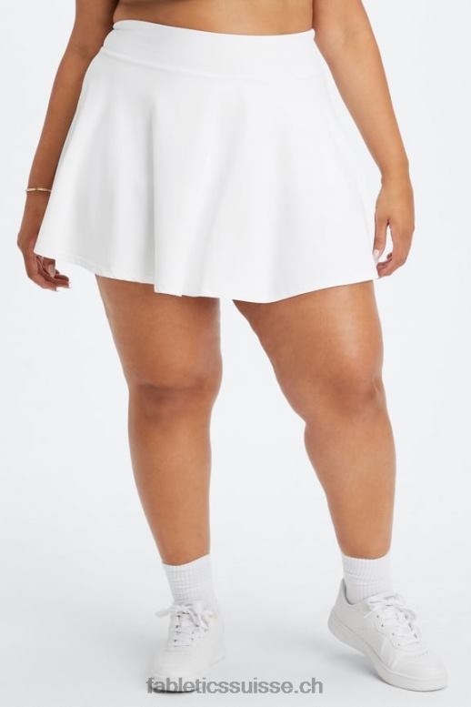 femmes jupe à volants B0B6R634 gris classique chiné/étain Fabletics