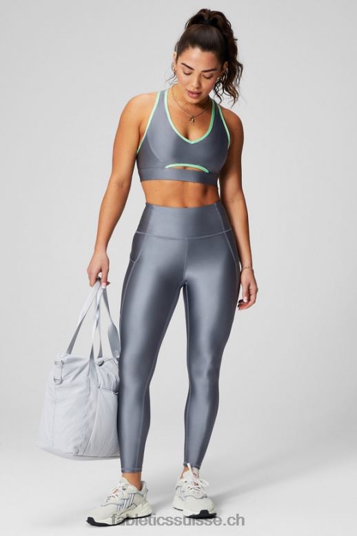 femmes Oasis Pureluxe Legging taille haute brillant 7/8 B0B6R894 éclat de nuage d\'orage Fabletics