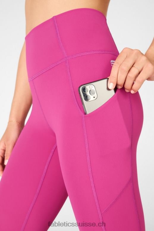 femmes Oasis Pureluxe Legging taille haute torsadé 7/8 B0B6R1147 très baie Fabletics