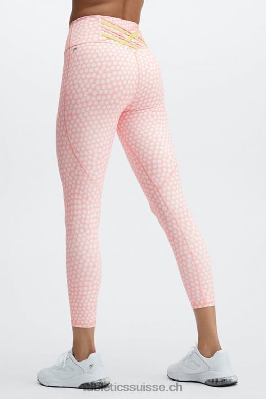femmes boost powerhold legging taille haute 7/8 61 B0B6R858 marguerite porter/poussière rose/citron vert Fabletics