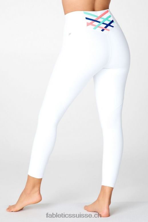 femmes boost powerhold legging taille haute 7/8 63 B0B6R864 blanc/multicolore Fabletics