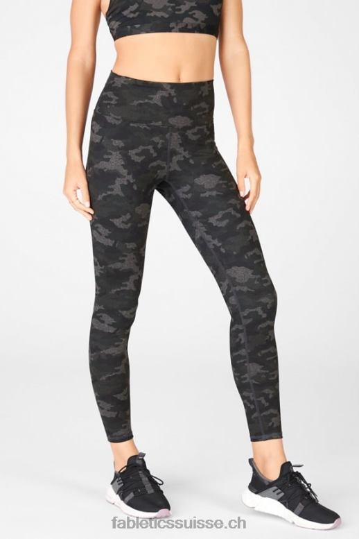 femmes boost powerhold legging taille haute 7/8 63 B0B6R868 camouflage anthracite/feuille Fabletics