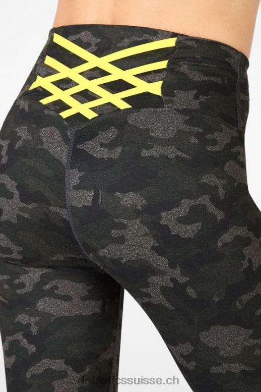 femmes boost powerhold legging taille haute 7/8 63 B0B6R868 camouflage anthracite/feuille Fabletics