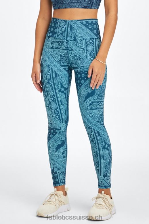 femmes boost powerhold taille haute 7/8 legging 60 B0B6R849 bandana nova bleu/tapioca Fabletics