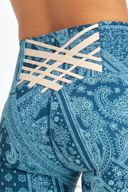 femmes boost powerhold taille haute 7/8 legging 60 B0B6R849 bandana nova bleu/tapioca Fabletics