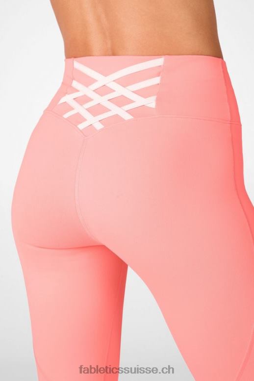 femmes boost powerhold taille haute 7/8 legging 60 B0B6R853 sorbet/coquillage Fabletics