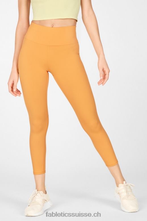 femmes capri taille haute à bretelles boost ii B0B6R1317 dreamicle/crème au citron/menthe fraîche Fabletics