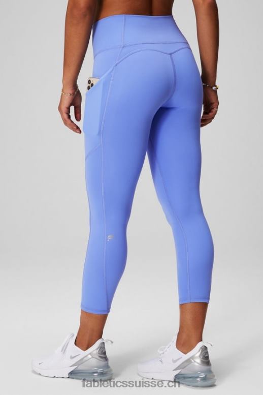 femmes capri taille haute oasis B0B6R958 punch pervenche Fabletics