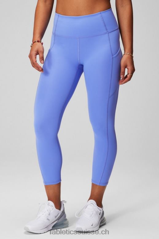 femmes capri taille haute oasis B0B6R958 punch pervenche Fabletics