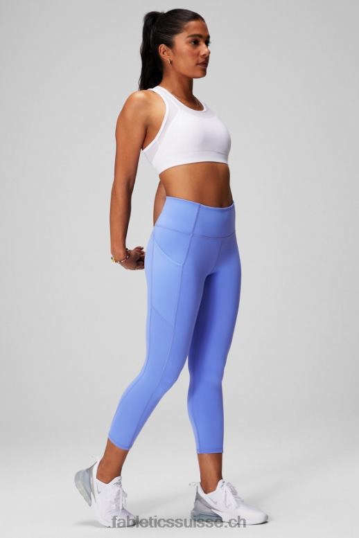 femmes capri taille haute oasis B0B6R958 punch pervenche Fabletics