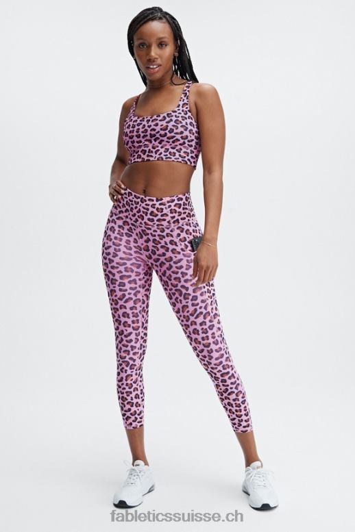 femmes capri taille haute oasis pureluxe B0B6R963 rose clair meru Fabletics