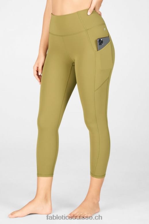 femmes capri taille haute oasis pureluxe B0B6R966 thym Fabletics
