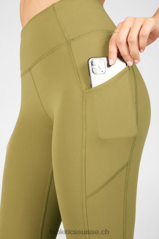 femmes capri taille haute oasis pureluxe B0B6R966 thym Fabletics
