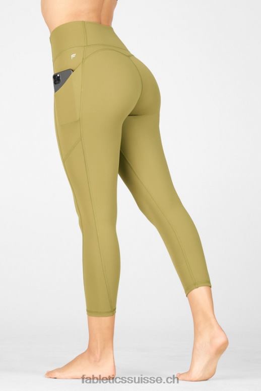 femmes capri taille haute oasis pureluxe B0B6R966 thym Fabletics
