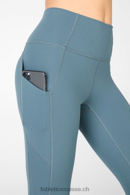 femmes capri taille haute oasis pureluxe B0B6R968 bleu céleste Fabletics