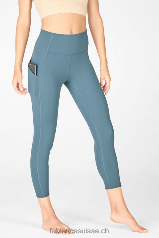 femmes capri taille haute oasis pureluxe B0B6R968 bleu céleste Fabletics