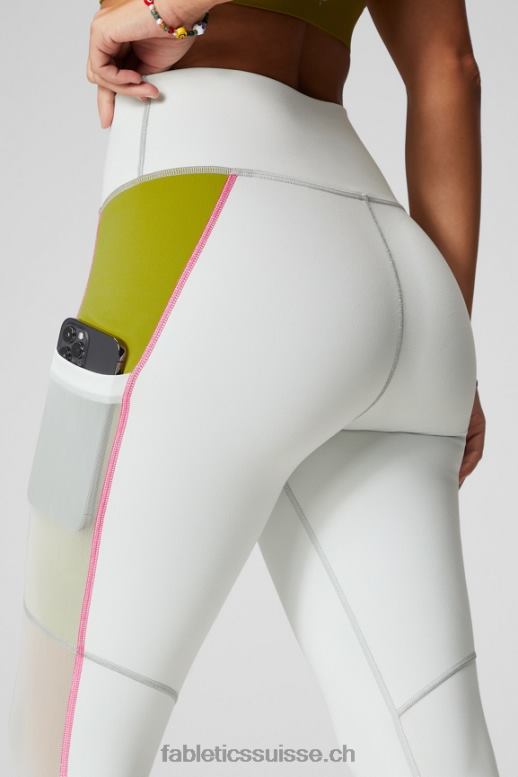 femmes capri taille haute powerhold 44 B0B6R766 gris menthe/oliveraie Fabletics