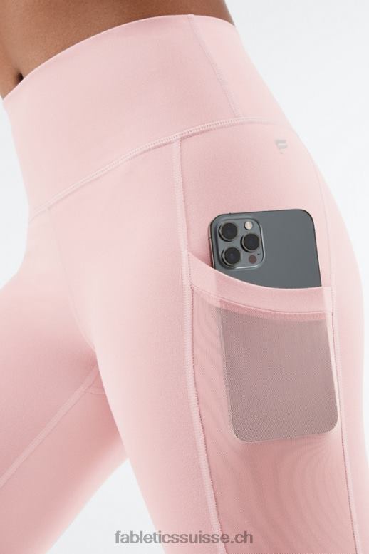 femmes capri taille haute powerhold 46 B0B6R775 fleur de rose Fabletics