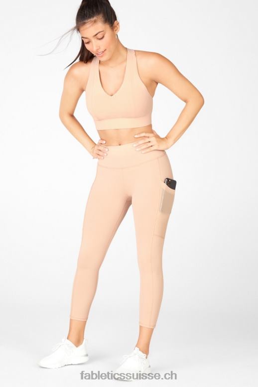 femmes capri taille haute powerhold 47 B0B6R779 café olé Fabletics