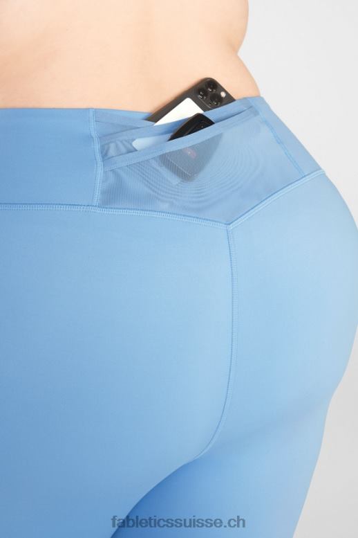 femmes capri taille haute trinity motion365 B0B6R1224 surf bleu Fabletics