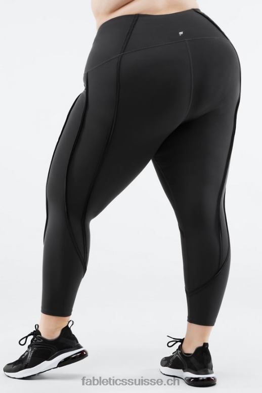 femmes contour ultraluxe taille haute 7/8 B0B6R1272 fantôme/noir Fabletics